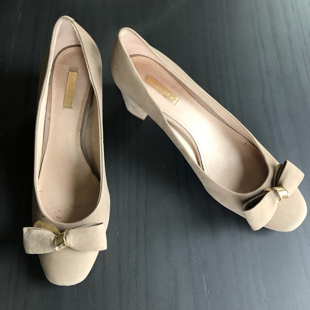 WORN ONCE Louise et Cie Block Heel